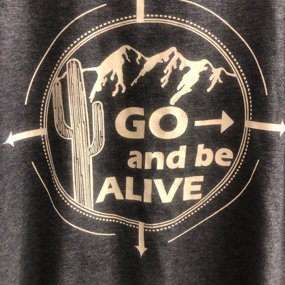 “Go and Be Alive” alivechurch.com Graphic T-Shirt for Men - Picture 6 of 11